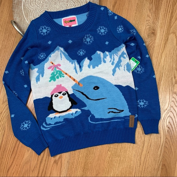 Tipsy Elves Narwhal Print Christmas 